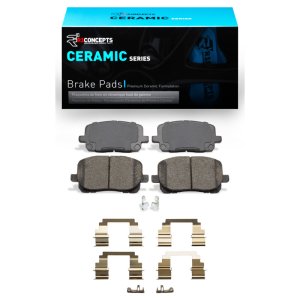 Pontiac Vibe Brake Pads - Front - R1 Concepts - Ceramic - `03-`08